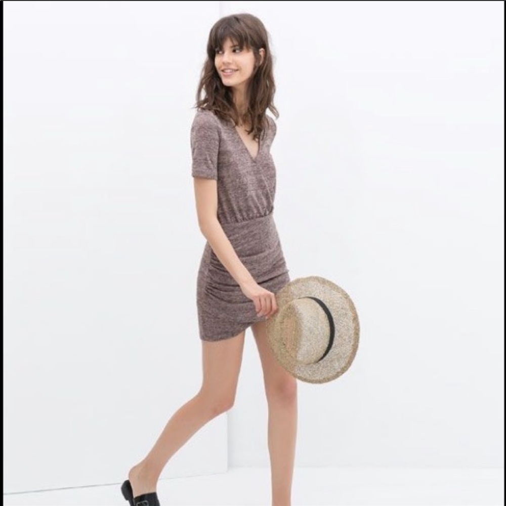 Zara Trafuluc Marl Wrap Dress